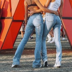 REVICE DENIM STAR FLARE JEANS